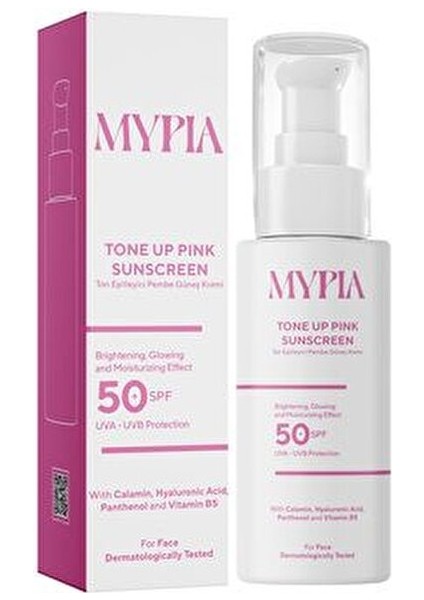 Leke Karşıtı Pembe Renkli Güneş Kremi SPF 50+ Tüm Cilt Tipleri İçin Nemlendirici fiyatları