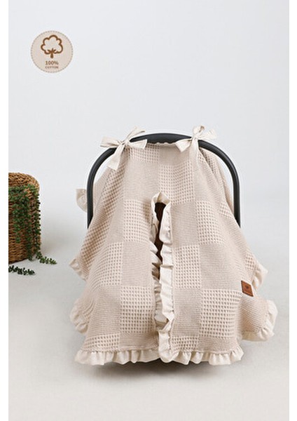 Fırfırlı 2'li Pike Bebek Puset Örtüsü ve Puset Minderi Ortopedik Bel Destekli fiyatları