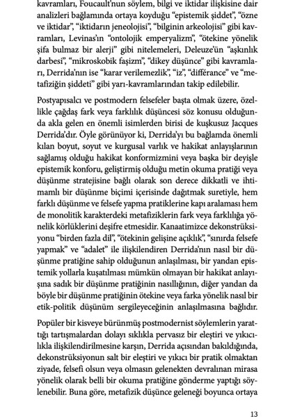 Jacques Derrida - Kasım Küçükalp