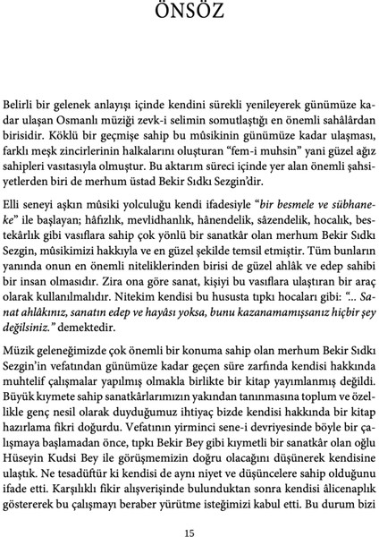 Bekir Sıdkı Sezgin - Hüseyin Kudsi Sezgin