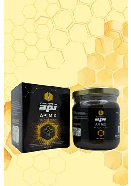 Api̇ Mi̇x Macun 3'lü Karişim (Bal + Propoli̇s + Ari Sütü) 230 Gr.