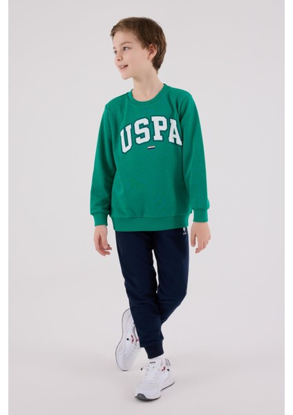 US2227 - Orm.yeşili - U.s. Polo Assn Kids Erkek Eşofman Takımı modelleri