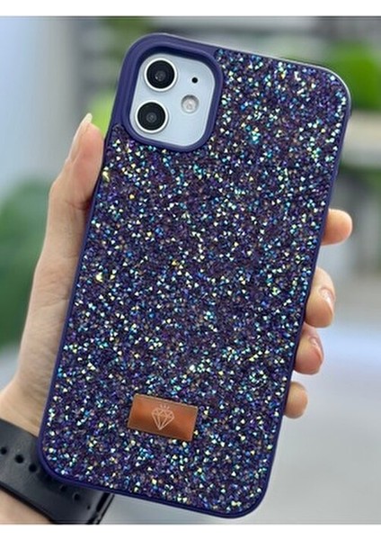 Iphone 11 Uyumlu Elmas Tasarımlı Taşlı Işıltılı Parlak Pırlanta Silikon Kılıf modelleri