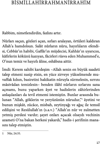 Mişkâtü’Lenvâr - İmam Gazzâlı̂