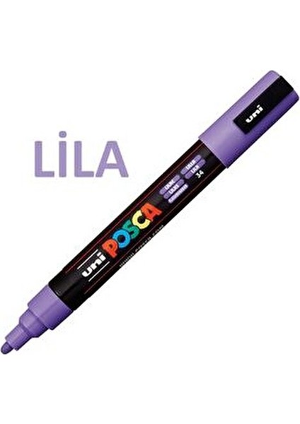 Posca Lila Marker Pc-5m (1.8-2.5mm) Poska PC5M Pc - 5m