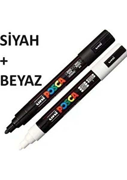 Posca 2'li Marker Pc-1m (0.7mm) Poska PC1M Pc - 1m