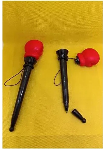 Sevimli Boks ve Poo Sukuşuli Tükenmez Kalem 2 Adet Kırmızı Renkli fiyatları