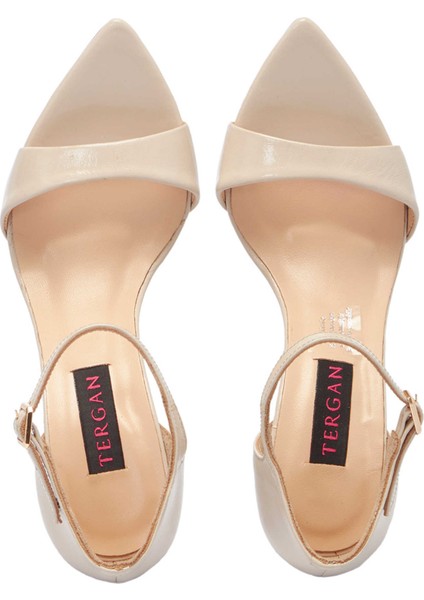 Bej Rugan Hakiki Deri Kadın Dolgu Topuklu Ayakkabı - K24Y1AY67252-A54 indirimleri