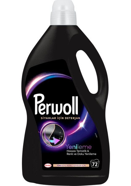 Sıvı Çamaşır Deterjanı 2×3950 ml – Siyah Giysiler İçin Hassas Temizlik, Renk ve Doku Koruması, 144 Yıkama fırsatları