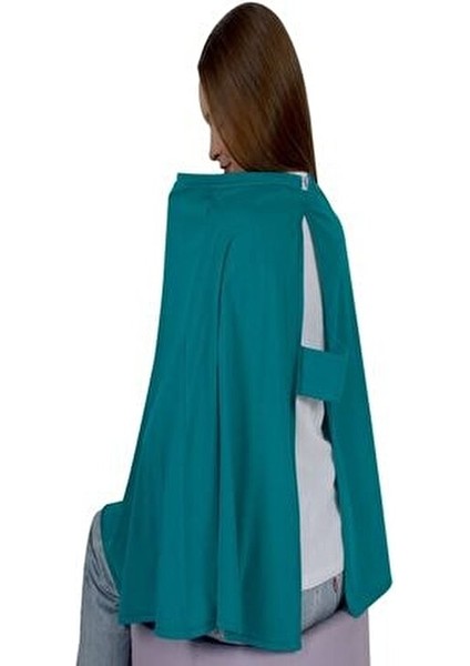 Yeşil Panço Emzirme Önlüğü Örme Kumaş ile Rahat Kullanım Sağlar fiyatları