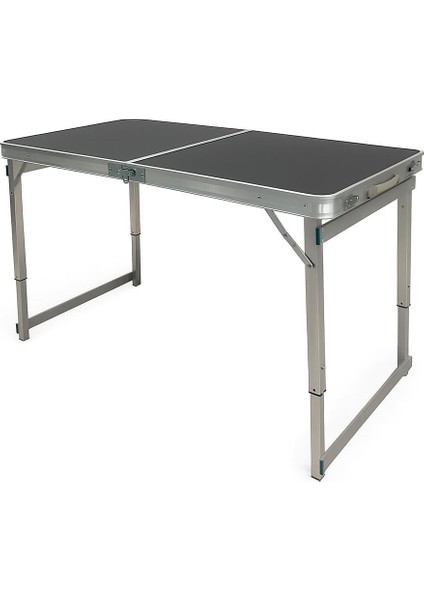 Export, Katlanabilir, Ayarlanabilir Alüminyum, 60X120 Cm, Lüks, Kamp Masası, Piknik Masası, Siyah fırsatları