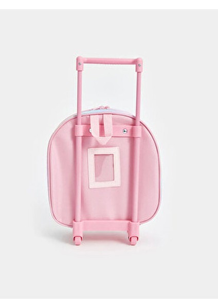 Lcw Accessorıes Açık Pembe Baskılı Kız Çocuk Çekçekli Çanta modelleri