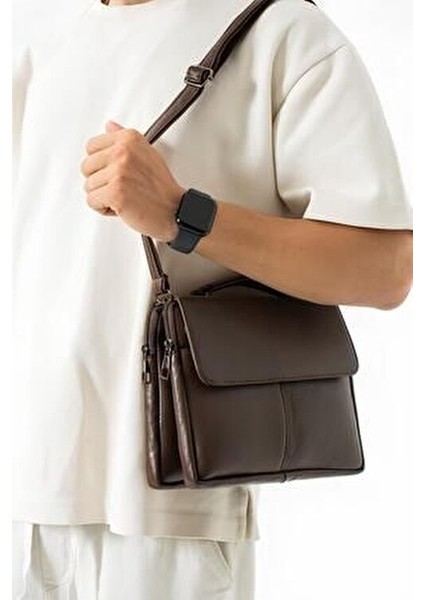 Hakiki Deri Yatay Erkek Omuz Çanta & Çapraz Çanta & Günlük Erkek Çanta & Erkek El ve Evrak Çantası modelleri