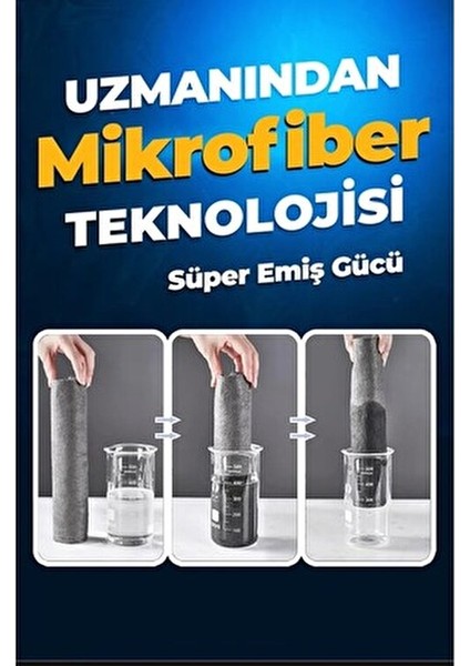 Iz Bırakmayan Sihirli Temizlik Bezi; Pencere, Ayna, Araba, Mutfak, Banyo Temizliği-Magic Cloth fırsatları