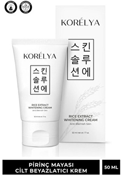 Pirinç Mayası Leke Karşıtı Beyazlatıcı Krem - Rice Yeast Whitening Cream 50 ml
