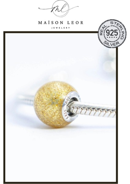 Parıltılı Topcuk Charm