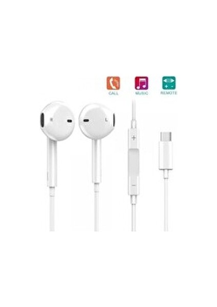 Iphone 16 Pro Max / 16 Pro / 16 Plus / 16 Uyumlu Type-C Stereo Mikrofonlu Kulaklık fiyatları