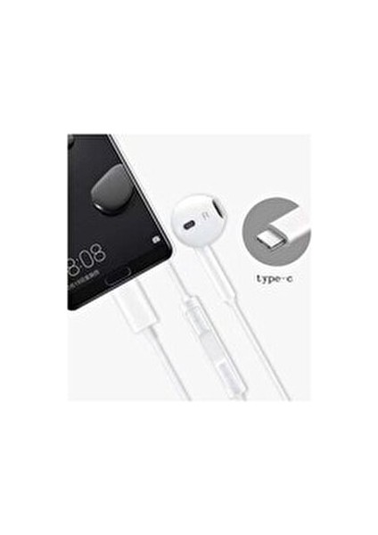 Iphone 16 Pro Max / 16 Pro / 16 Plus / 16 Uyumlu Type-C Stereo Mikrofonlu Kulaklık