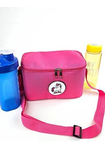 Anaokulu, Ilkokul Pembe Renk Beslenme Çantası modelleri