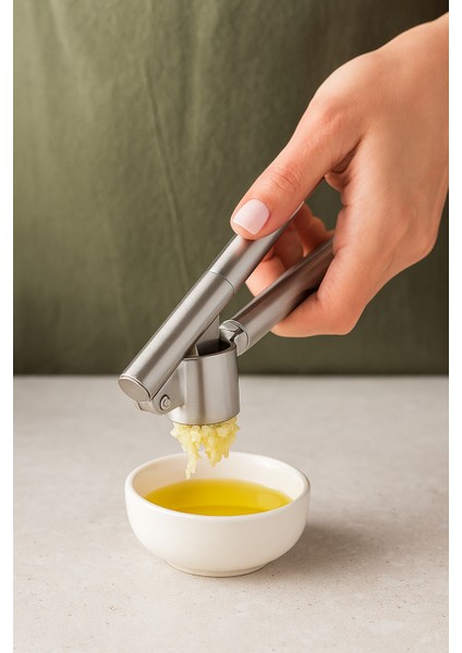 Sarımsak Ezici - Paslanmaz Çelik Sarımsak Presi 1 Adet