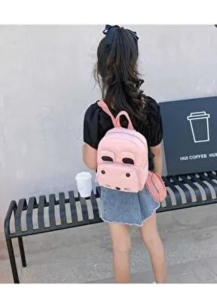 Tavşan Figürlü Sevimli Kreş Anasınıfı Ilkokul ve Günlük Kullanıma Uygun Çocuk Sırt Çantası