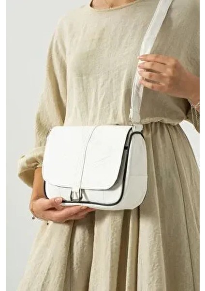 Orta Boy Kadın Deri Omuz ve Postacı Çanta / Günlük Deri Çanta