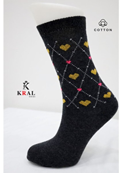 Kadın Çorap Likralı Pamuklu Düz Desenli 10 Çift Çok Renkli Uzun Çorap fiyatları