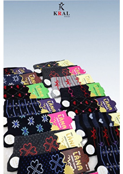 Kadın Çorap Likralı Pamuklu Düz Desenli 10 Çift Çok Renkli Uzun Çorap indirimleri