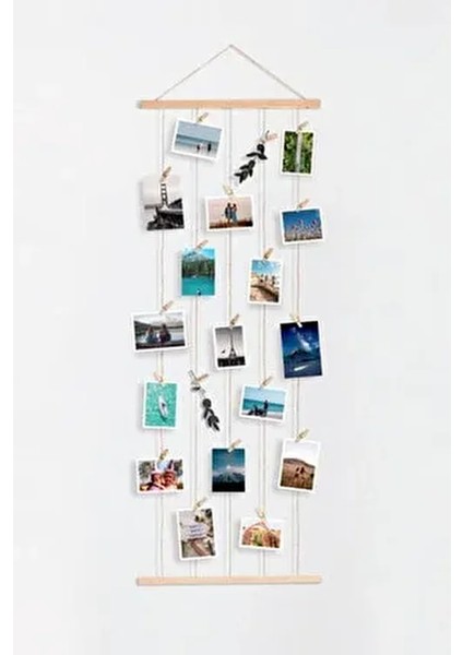 Mini Mandallı Fotoğraf Askısı Hafif Tasarım ile Taşınabilir 106 cm Uzunluk