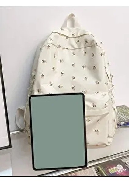 Womi Kore Tarzı Çok Bölmeli Okul Sırt Çantası Çiçekli modelleri