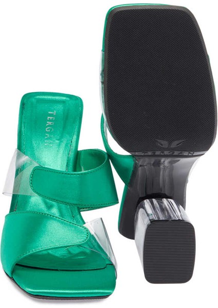 Yeşil Vegan-Tekstil Kadın Terlik - K24Y1TR67427-D3L fırsatları