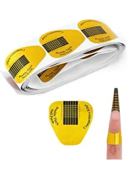 Gold Protez Tırnak Şablon (20ADET)