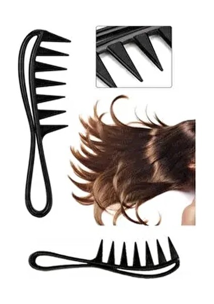 Geniş Aralıklı Antistatik Karbon Şekillendirici Wax Tarağı modelleri