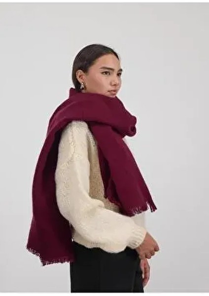 Sade Kalın Yumuşak Atkı