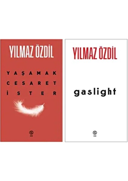 Yaşamak Cesaret Ister ve Gaslight Yılmaz Özdil Iki Kitap Bir Arada