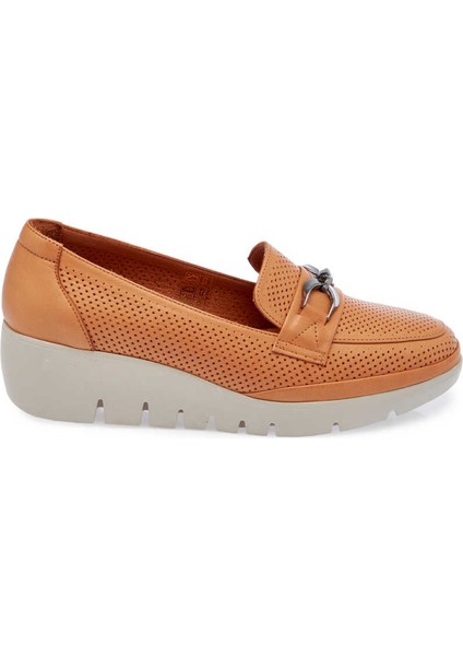 Taba Hakiki Deri Kadın Dolgu Topuklu Ayakkabı - K24I1AY67105-A29 modelleri