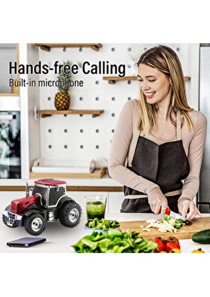 WS560 Şarjlı Klasik Traktör Araba Bluetooth Hoparlör Speaker Tws Fm Radyo Sd Kart USB Aux fırsatları