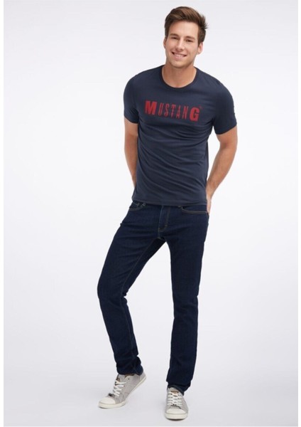 Baskılı Erkek Tişört - Lacivert fiyatları