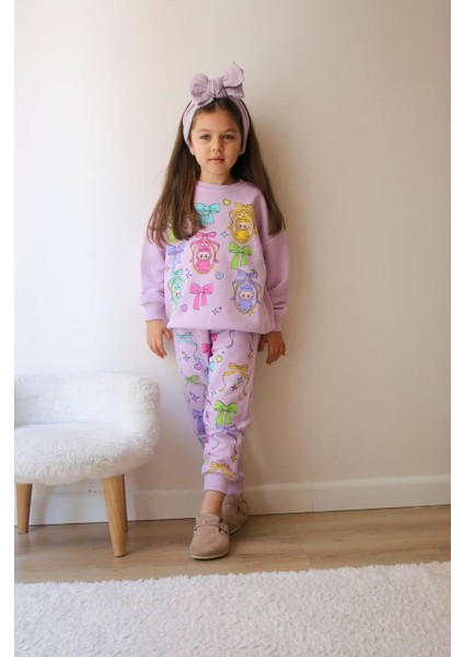 Karakterli Kız Çocuk Ikili Eşofman Takımı