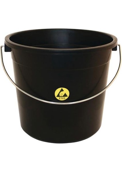 Antistatik Esd Siyah Iletken Çöp Kovası 12 Litre IZ-WB12