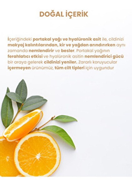 Yüz ve Makyaj Temizleyici, Doğal Içerikli, Yağ ve Kiri Hızlıca Temizler, Cildi Kurutmaz 150 ml modelleri