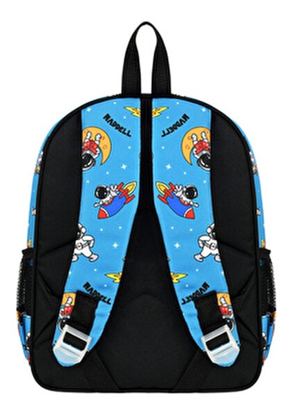Waddell Baskılı Astronot Lisanslı Kombin Anaokul Kreş Çantası ve Termal Beslenme Çantası fırsatları