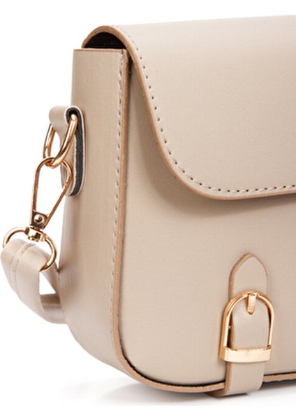 Kadın Çapraz Askılı El ve Omuz Çantası Suni Deri Düz Desen Basic Koleksiyon indirimleri