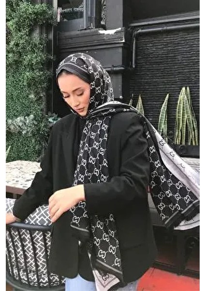 Çift Taraflı Kaşmir Ipek Şal