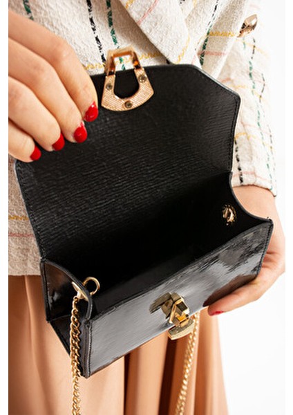 Kadın Rugan Deri Şık Abiye Çanta indirimleri