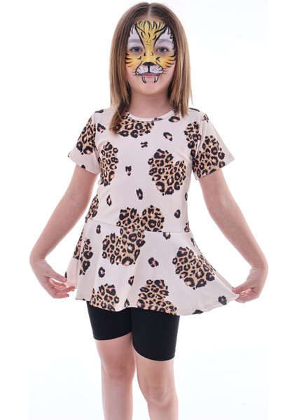 Kalp Desenli Siyah Kız Çocuk Boneli Mayo Takımı modelleri