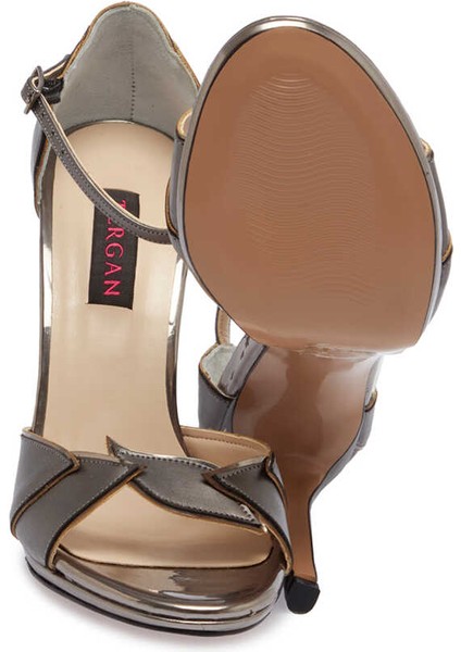 Platin Vegan Kadın Abiye Ayakkabı - K24Y1AY67396-O58 fırsatları