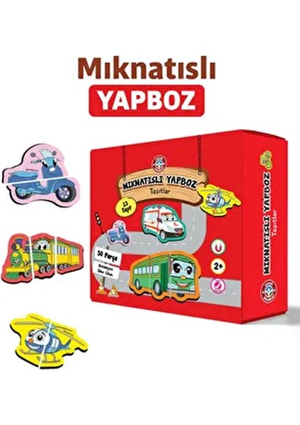 Mıknatıslı Yapboz Serisi Taşıtlar