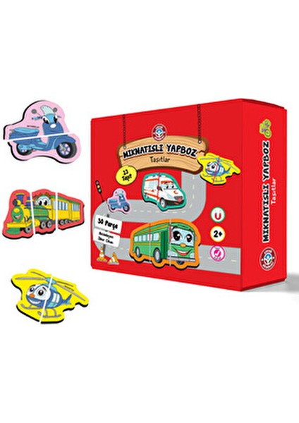Mıknatıslı Yapboz Serisi Taşıtlar fiyatları