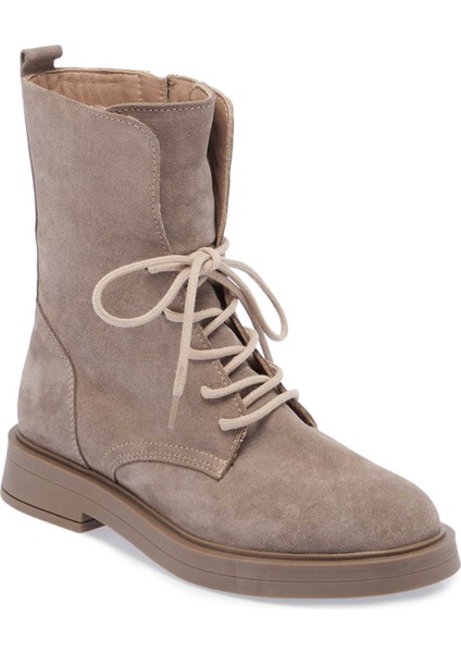 Bej Hakiki Deri Kadın Casual Bot - K24K1BT67615-T86